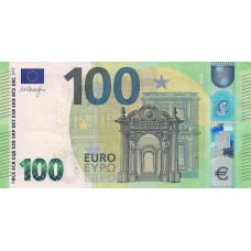 (353) European Union P24UB - 100 Euro (Draghi)
